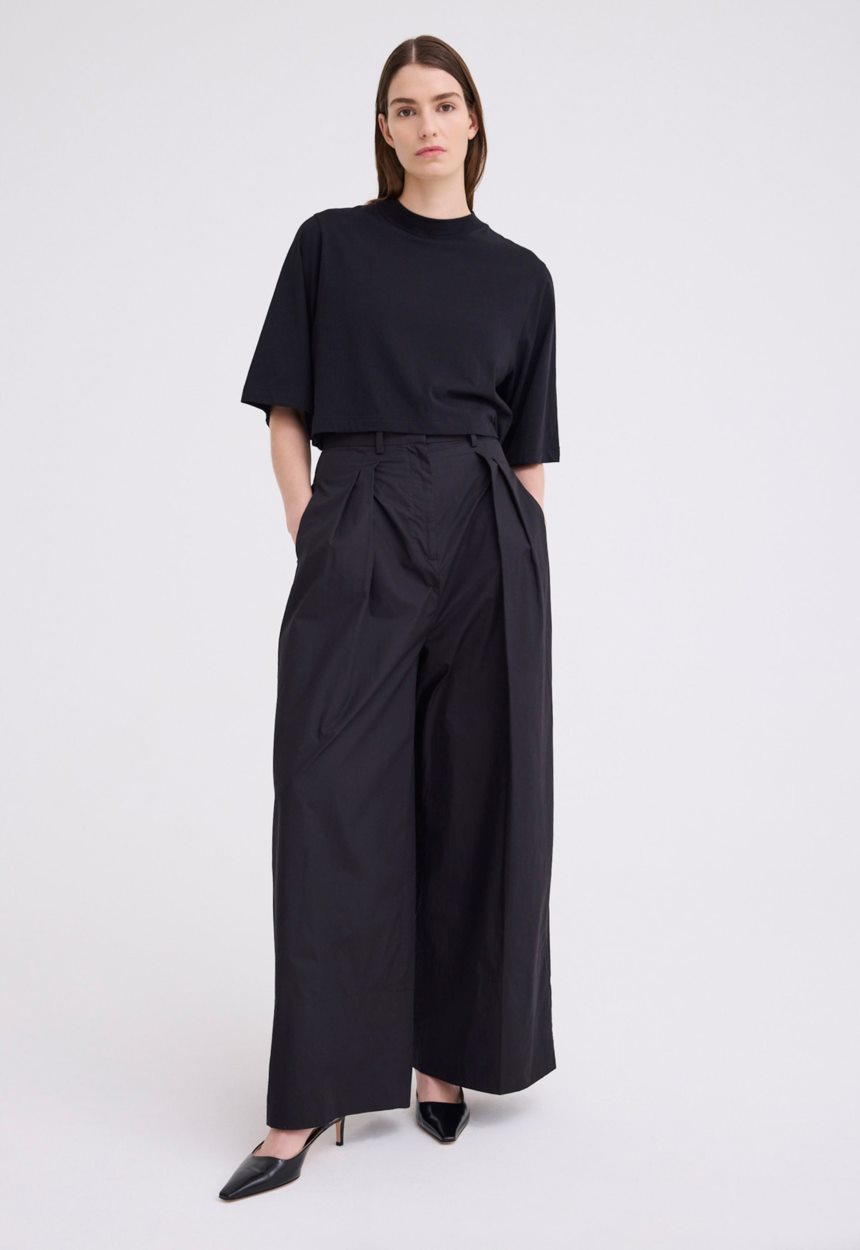 Jac + Jack Levant Wide Leg Pant - Black